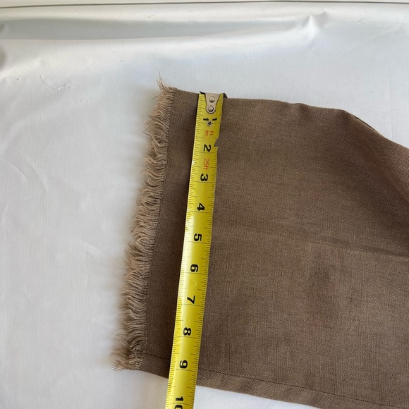 Massimo Dutti linen women’s pants khaki  excellent condition size 10 - Picture 7 of 11